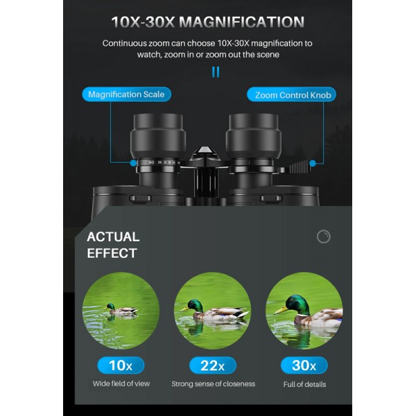 APEXEL κιάλια APS-PB10-30X50, 10x-30x zoom, Φ 50mm, μαύρα APEXEL κιάλια APS-PB10-30X50, 10x-30x zoom, Φ 50mm, μαύρα