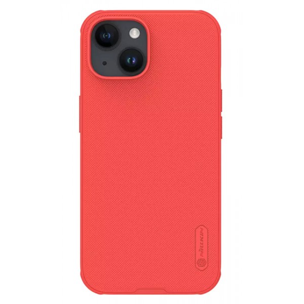 NILLKIN θήκη Super Frosted Shield Pro για iPhone 15, κόκκινη NILLKIN θήκη Super Frosted Shield Pro για iPhone 15, κόκκινη