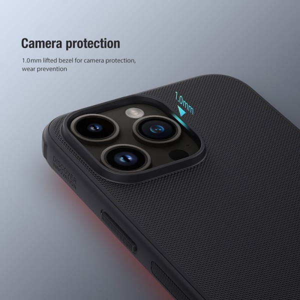 NILLKIN θήκη Super Frosted Shield Pro για iPhone 15 Pro Max, πράσινη NILLKIN θήκη Super Frosted Shield Pro για iPhone 15 Pro Max, πράσινη