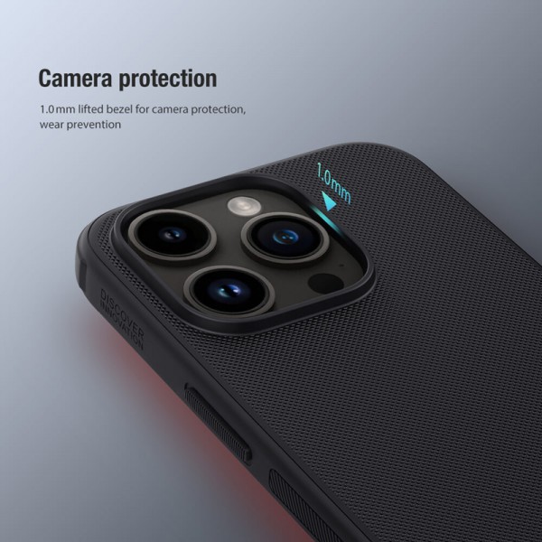 NILLKIN θήκη Super Frosted Shield Pro για iPhone 15 Pro, πράσινη NILLKIN θήκη Super Frosted Shield Pro για iPhone 15 Pro, πράσινη