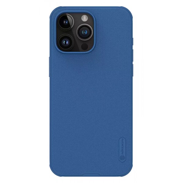 NILLKIN θήκη Super Frosted Shield Pro για iPhone 15 Pro Max, μπλε NILLKIN θήκη Super Frosted Shield Pro για iPhone 15 Pro Max, μπλε