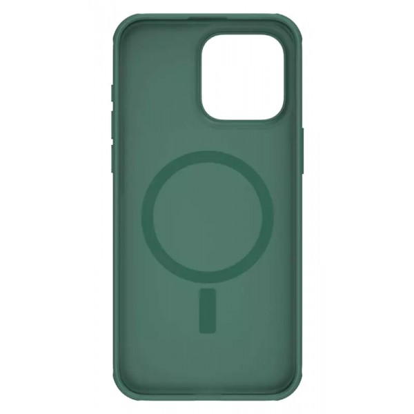 NILLKIN θήκη Super Frosted Shield Magnetic, iPhone 15 Pro Max, πράσινη NILLKIN θήκη Super Frosted Shield Magnetic, iPhone 15 Pro Max, πράσινη
