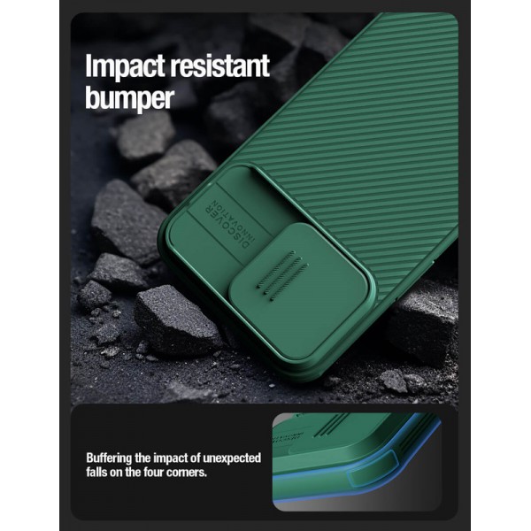 NILLKIN θήκη CamShield Pro για iPhone 15 Pro Max, μωβ NILLKIN θήκη CamShield Pro για iPhone 15 Pro Max, μωβ