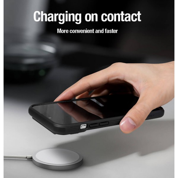 NILLKIN θήκη CamShield Pro Magnetic για iPhone 15, μπλε NILLKIN θήκη CamShield Pro Magnetic για iPhone 15, μπλε