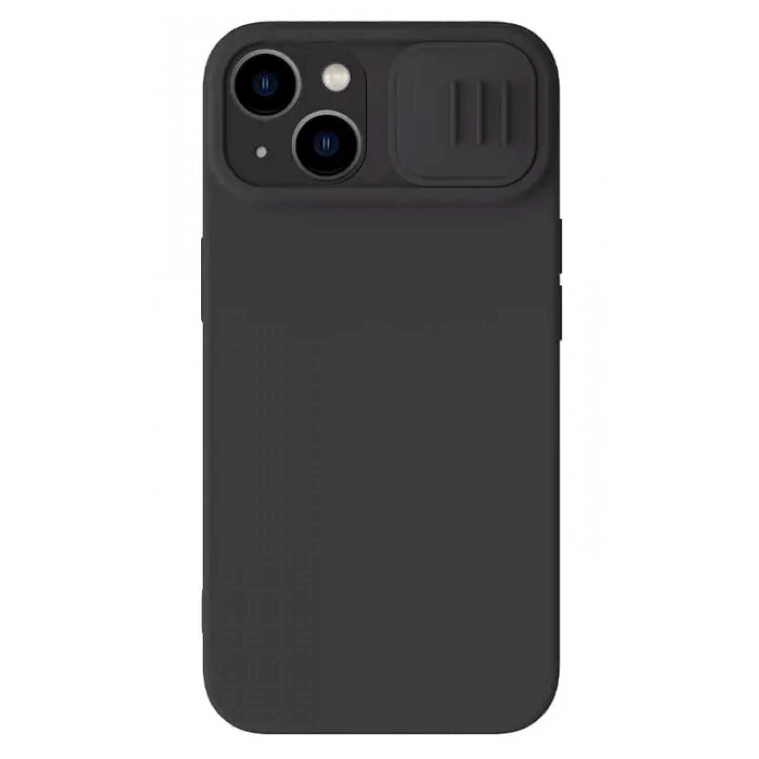 NILLKIN θήκη CamShield Silky Magnetic Silicone για iPhone 15, μαύρη NILLKIN θήκη CamShield Silky Magnetic Silicone για iPhone 15, μαύρη