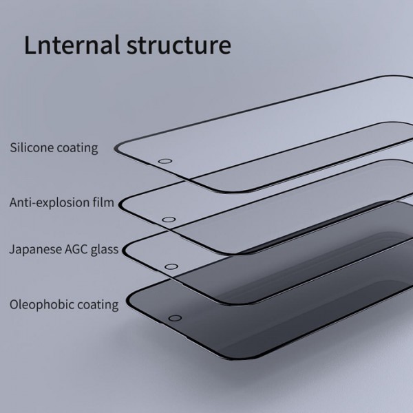 NILLKIN tempered glass Guardian Full Coverage 2.5D για iPhone 15 NILLKIN tempered glass Guardian Full Coverage 2.5D για iPhone 15