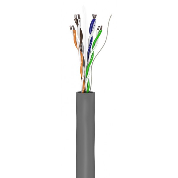 GOOBAY καλώδιο δικτύου 95694, CAT 6 U/UTP, CCA, 100m, γκρι GOOBAY καλώδιο δικτύου 95694, CAT 6 U/UTP, CCA, 100m, γκρι