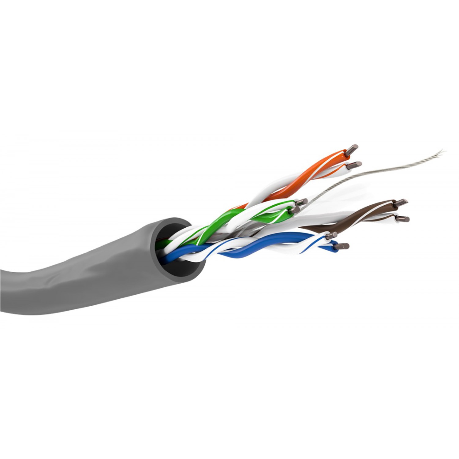 GOOBAY καλώδιο δικτύου 95694, CAT 6 U/UTP, CCA, 100m, γκρι GOOBAY καλώδιο δικτύου 95694, CAT 6 U/UTP, CCA, 100m, γκρι