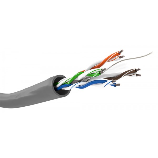 GOOBAY καλώδιο δικτύου 95694, CAT 6 U/UTP, CCA, 100m, γκρι GOOBAY καλώδιο δικτύου 95694, CAT 6 U/UTP, CCA, 100m, γκρι
