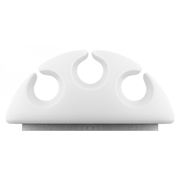 GOOBAY οργανωτές καλωδίων σιλικόνης 70373, 3 θέσεων, Φ5.4mm, λευκό, 4τμχ GOOBAY οργανωτές καλωδίων σιλικόνης 70373, 3 θέσεων, Φ5.4mm, λευκό, 4τμχ