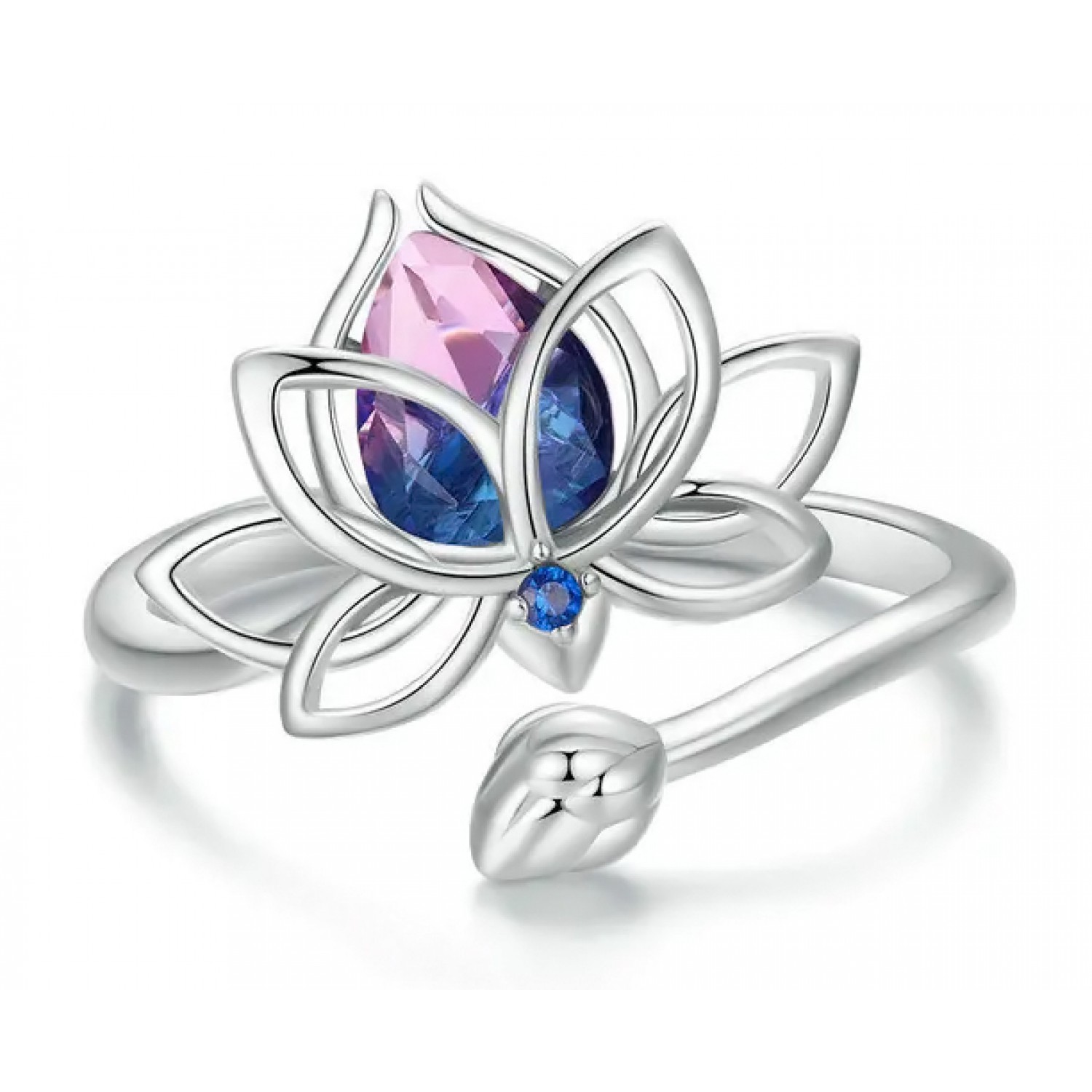 BAMOER δαχτυλίδι SCR984-E με συνθετική τουρμαλίνη, ασήμι 925, ασημί BAMOER δαχτυλίδι SCR984-E με συνθετική τουρμαλίνη, ασήμι 925, ασημί