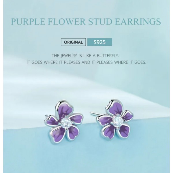 BAMOER σκουλαρίκια καρφωτά SCE1686 με κυβική ζιρκόνια, ασήμι 925, ασημί BAMOER σκουλαρίκια καρφωτά SCE1686 με κυβική ζιρκόνια, ασήμι 925, ασημί