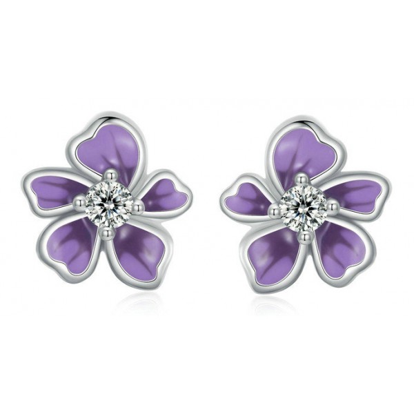 BAMOER σκουλαρίκια καρφωτά SCE1686 με κυβική ζιρκόνια, ασήμι 925, ασημί BAMOER σκουλαρίκια καρφωτά SCE1686 με κυβική ζιρκόνια, ασήμι 925, ασημί