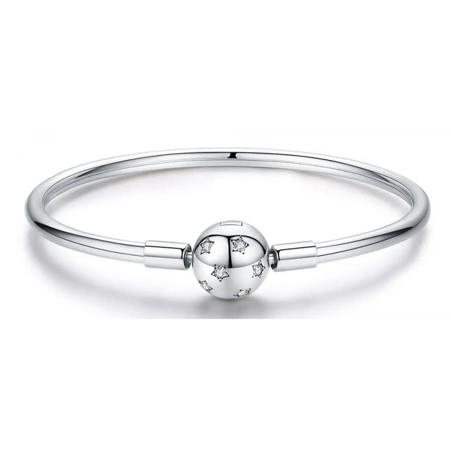 BAMOER βραχιόλι χειροπέδα Charm SCB144-17, κυβική ζιρκόνια, ασήμι 925 BAMOER βραχιόλι χειροπέδα Charm SCB144-17, κυβική ζιρκόνια, ασήμι 925