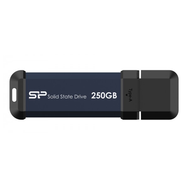SILICON POWER USB Flash Drive MS60, 250GB, 600/500MBps, μπλε SILICON POWER USB Flash Drive MS60, 250GB, 600/500MBps, μπλε