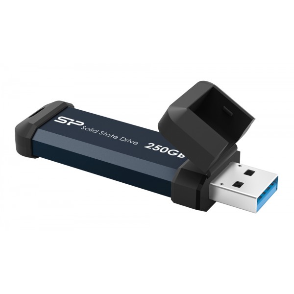 SILICON POWER USB Flash Drive MS60, 250GB, 600/500MBps, μπλε SILICON POWER USB Flash Drive MS60, 250GB, 600/500MBps, μπλε