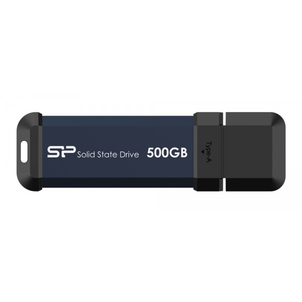 SILICON POWER USB Flash Drive MS60, 500GB, 600/500MBps, μπλε SILICON POWER USB Flash Drive MS60, 500GB, 600/500MBps, μπλε