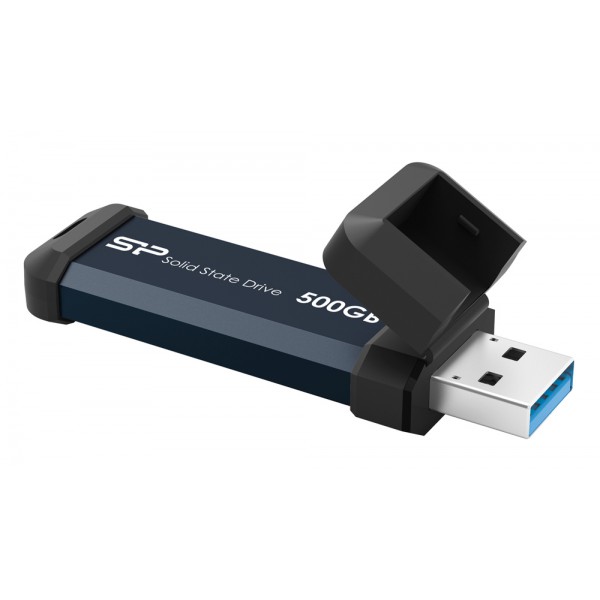 SILICON POWER USB Flash Drive MS60, 500GB, 600/500MBps, μπλε SILICON POWER USB Flash Drive MS60, 500GB, 600/500MBps, μπλε