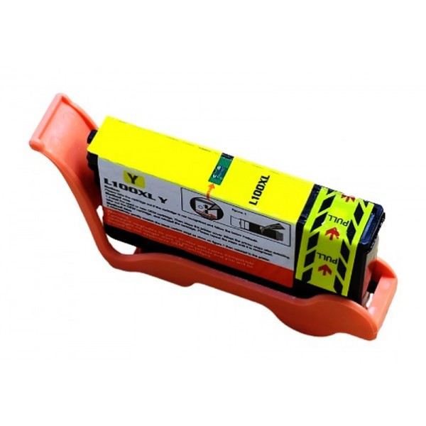 G & G Συμβατό InkJet για Lexmark 100 XL, 9.6ml, Yellow