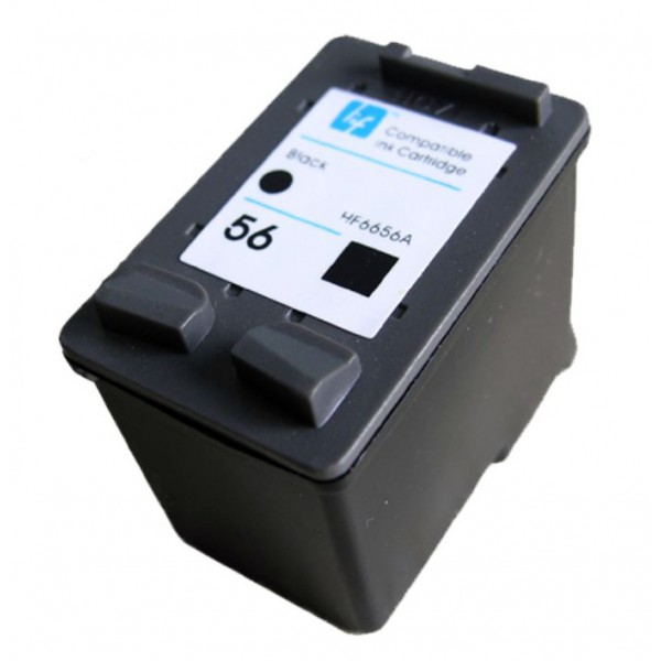 Συμβατό Inkjet για HP No 56XL, 22ml, Black Συμβατό Inkjet για HP No 56XL, 22ml, Black