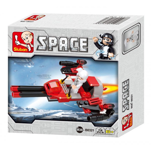 SLUBAN Τουβλάκια Space, Space Bomber M38-B0321, 72τμχ SLUBAN Τουβλάκια Space, Space Bomber M38-B0321, 72τμχ