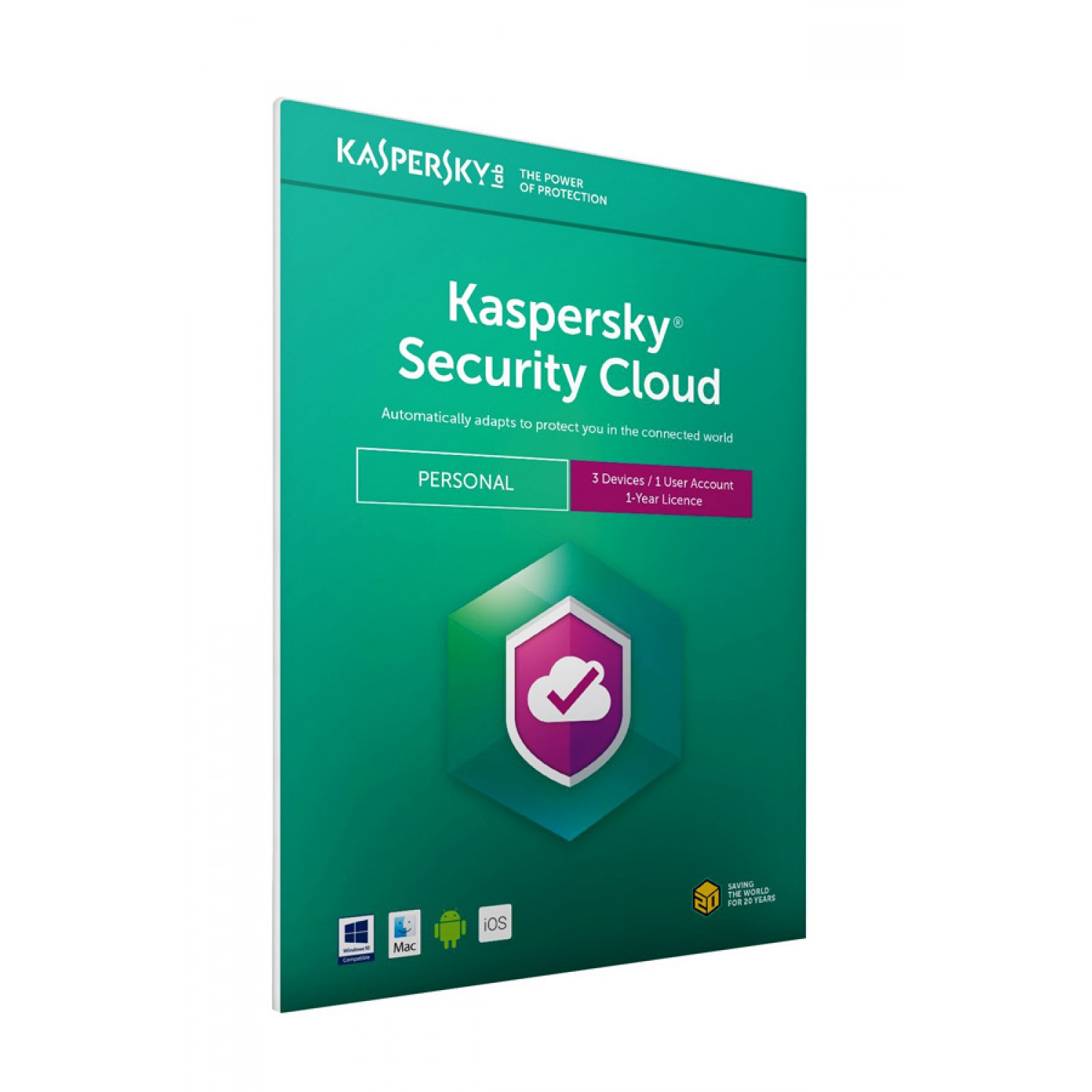 KASPERSKY Security Cloud, 3 συσκευές, 1 χρήστης, 1 έτος, English KASPERSKY Security Cloud, 3 συσκευές, 1 χρήστης, 1 έτος, English