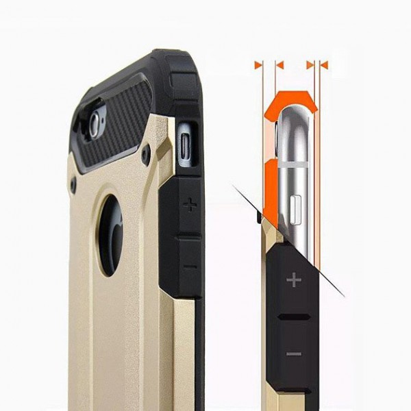 POWERTECH θήκη Hybrid Protect για Samsung Galaxy A8 2018, μαύρη POWERTECH θήκη Hybrid Protect για Samsung Galaxy A8 2018, μαύρη