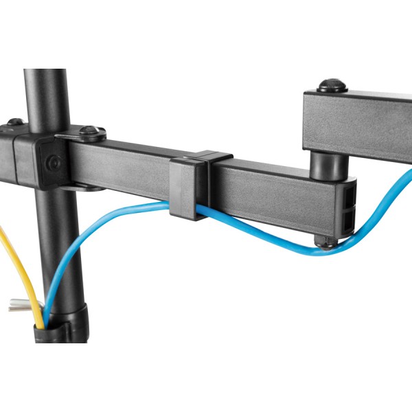 BRATECK Βάση γραφείου LDT24-C024 για 2 οθόνες 17" - 27", 2x 7kg BRATECK Βάση γραφείου LDT24-C024 για 2 οθόνες 17" - 27", 2x 7kg