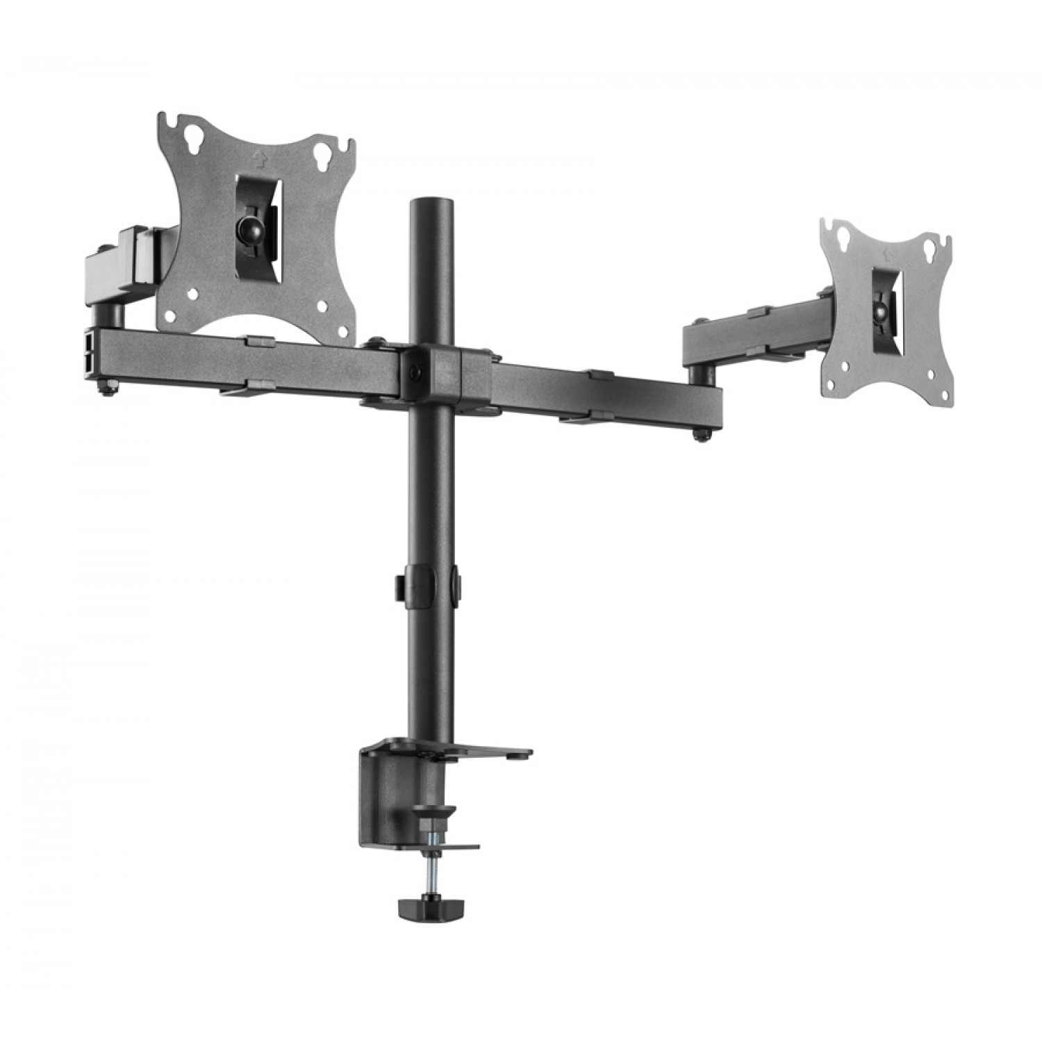 BRATECK Βάση γραφείου LDT24-C024 για 2 οθόνες 17" - 27", 2x 7kg BRATECK Βάση γραφείου LDT24-C024 για 2 οθόνες 17" - 27", 2x 7kg