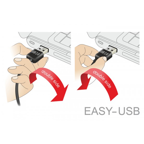 POWERTECH καλώδιο USB σε USB Micro CAB-U062, Easy USB, 2m, μαύρο POWERTECH καλώδιο USB σε USB Micro CAB-U062, Easy USB, 2m, μαύρο