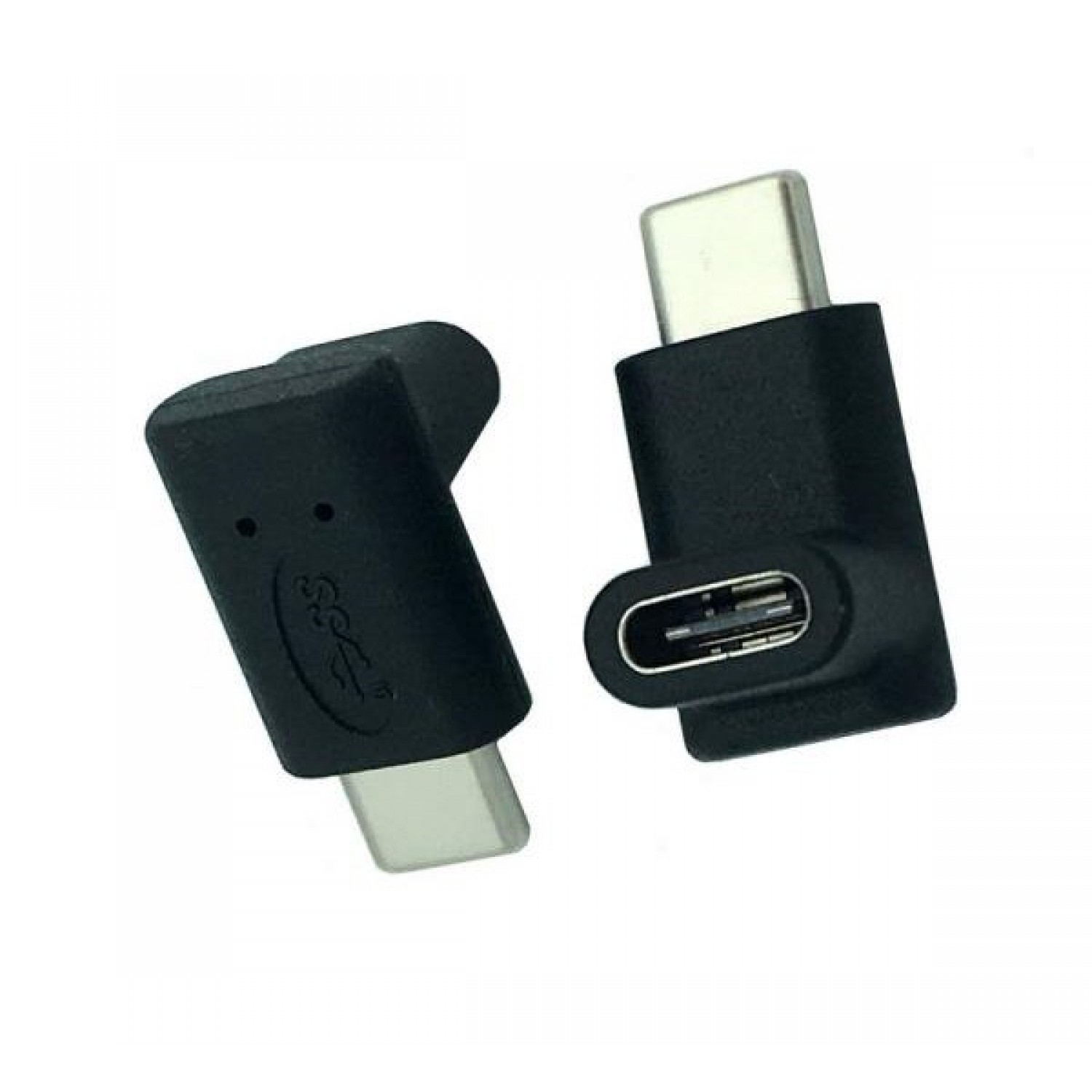 POWERTECH αντάπτορας USB-C αρσενικό σε θηλυκό CAB-U100, 90°, μαύρος POWERTECH αντάπτορας USB-C αρσενικό σε θηλυκό CAB-U100, 90°, μαύρος