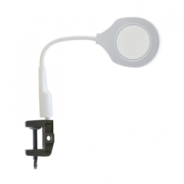 BEST Μεγεθυντικός Φακός BST-9145, με λάμπα LED, ρυθμιζόμενος, Λευκός