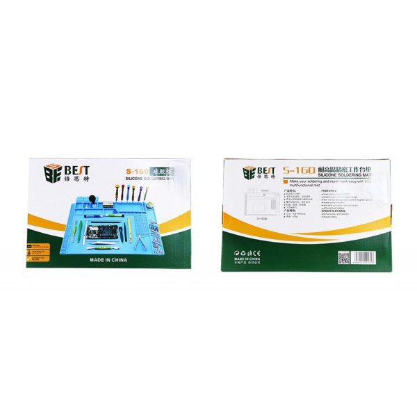 BEST βάση εργασίας S-160, αντιστατική, ελαστική, 30 x 45cm, μπλε BEST βάση εργασίας S-160, αντιστατική, ελαστική, 30 x 45cm, μπλε