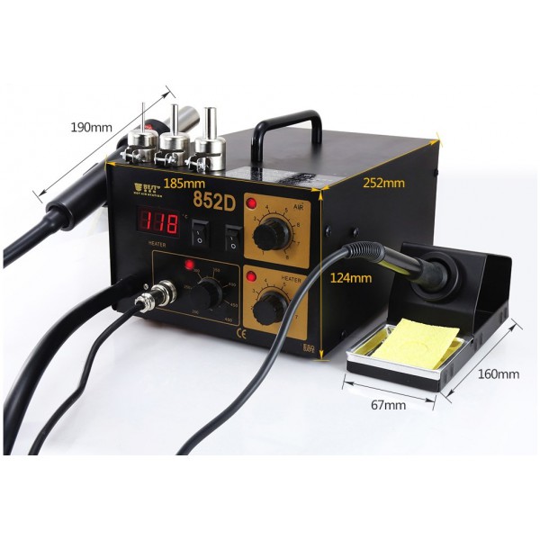 BEST BGA Rework station BST-852D 2 in 1, LED Display BEST BGA Rework station BST-852D 2 in 1, LED Display