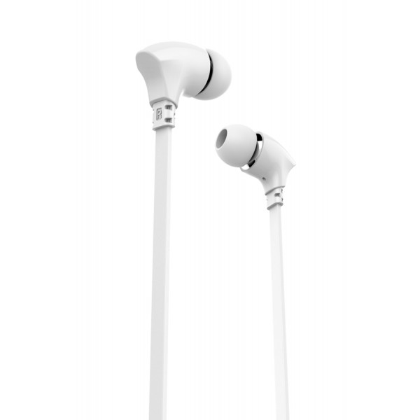 CELEBRAT Earphones με μικρόφωνο G3, on/off, 10mm, 1.2m, λευκά