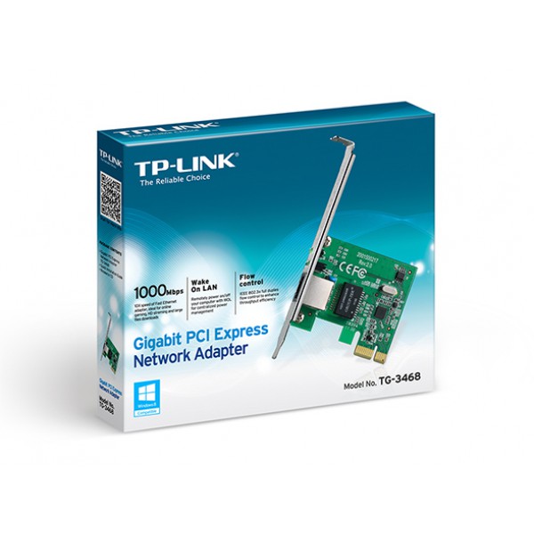 TP-LINK PCI Express Network Adapter TG-3468, Ver. 1.0 TP-LINK PCI Express Network Adapter TG-3468, Ver. 1.0