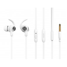 YISON Earphones με μικρόφωνο CX300, on/off, 1.2m, με μαγνήτη, λευκά