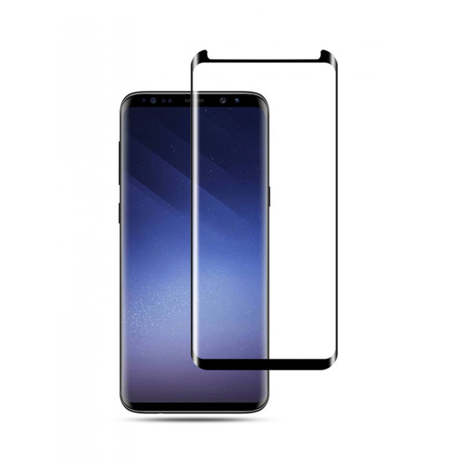 POWERTECH Tempered Glass 3D για Samsung S8, mini, μαύρο POWERTECH Tempered Glass 3D για Samsung S8, mini, μαύρο