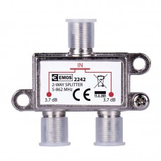 EMOS Splitter EU2242, 2-Way, 5-862mHz, 3.7dB