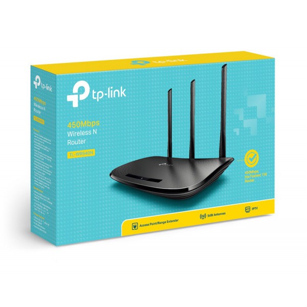 TP-LINK Ασύρματο N Router TL-WR940N, 450Mbps, Ver. 6.0 TP-LINK Ασύρματο N Router TL-WR940N, 450Mbps, Ver. 6.0