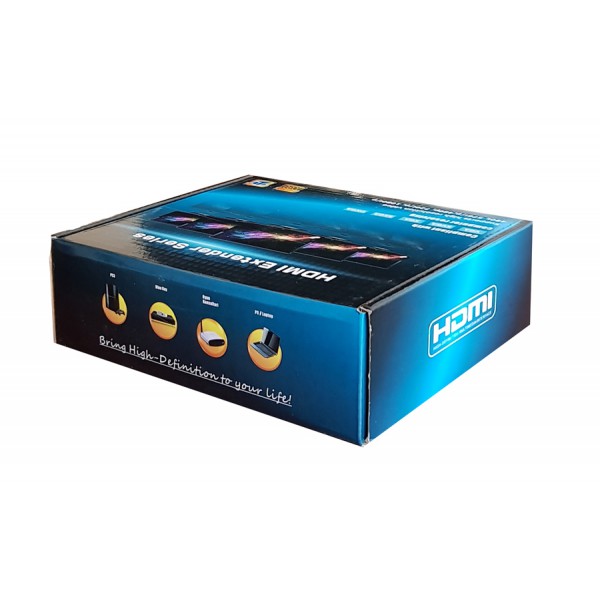 POWERTECH HDMI Video Extender CAB-H074 μέσω cat-5e/cat-6e, 1080p, 60m