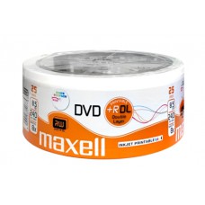 MAXELL DVD+R Double Layer, 8.5GB/240min, 8x speed, printable, Cake 25