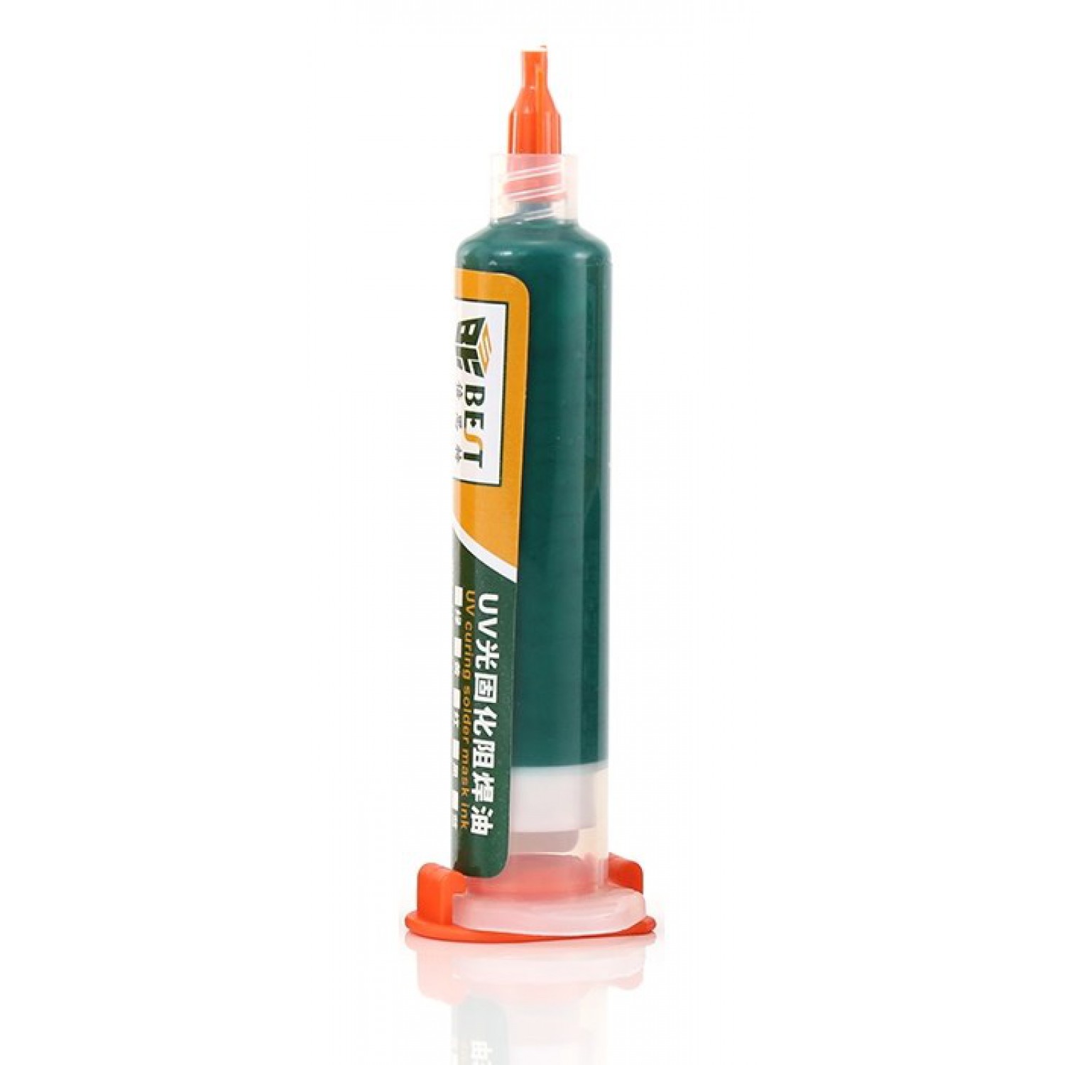 BEST PCB Repairing UV Solder mask ink BST-UVH900, 10cc, πράσινο BEST PCB Repairing UV Solder mask ink BST-UVH900, 10cc, πράσινο
