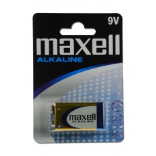 MAXELL αλκαλική μπαταρία 9V 6LR61M, 1τμχ