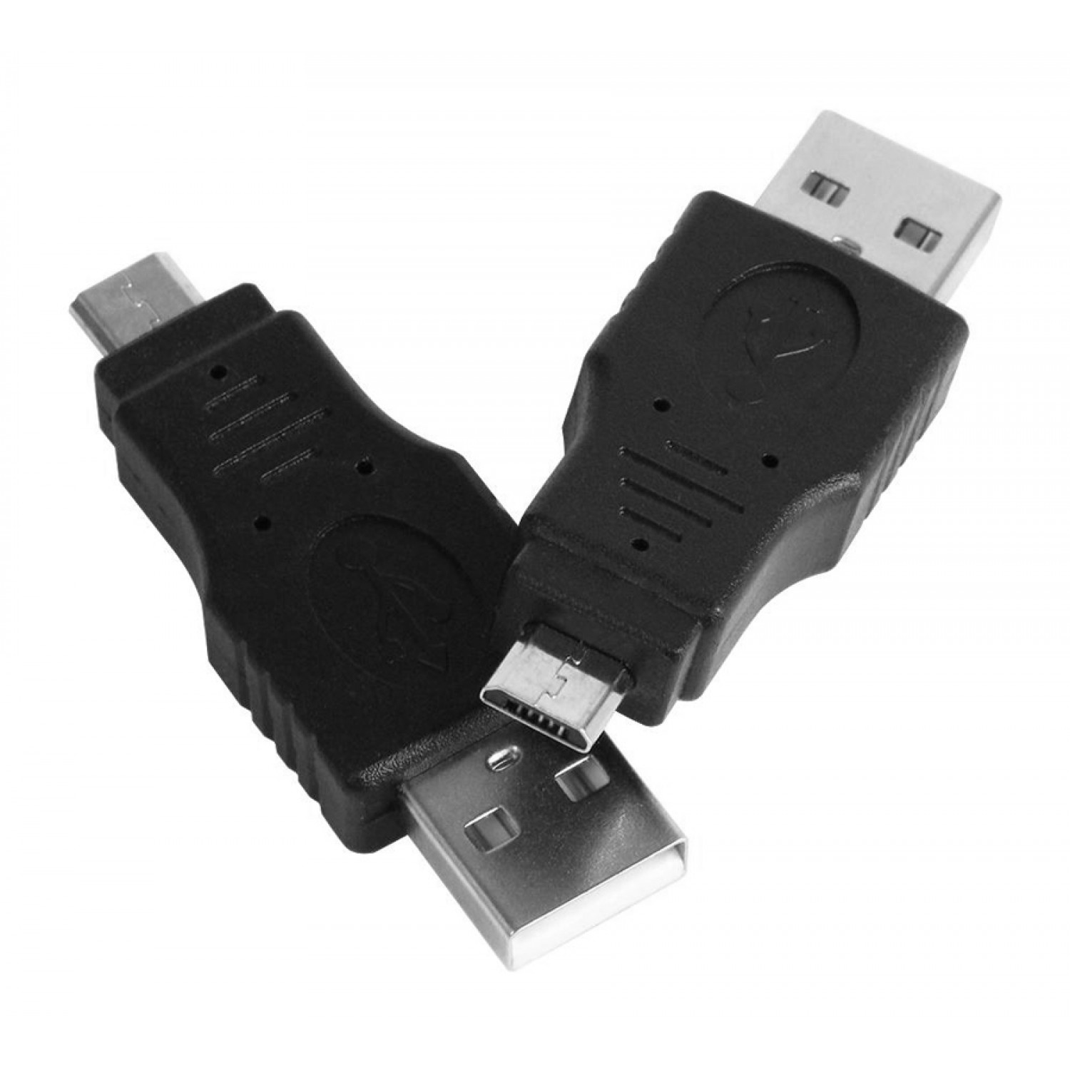 POWERTECH αντάπτορας USB Micro σε USB CAB-U109, nickel, μαύρος POWERTECH αντάπτορας USB Micro σε USB CAB-U109, nickel, μαύρος
