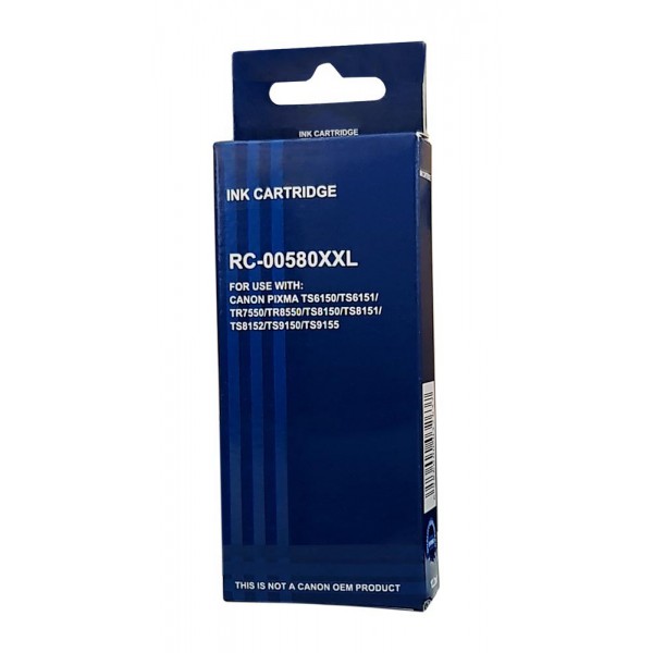 Συμβατό InkJet για Canon, 580XXL, 26.4ml, Black