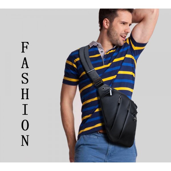 ARCTIC HUNTER τσάντα crossbody XB00041-BK, μαύρη