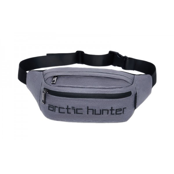 ARCTIC HUNTER τσάντα μέσης YB14000-1-LG, αδιάβροχη, ανοιχτό γκρι