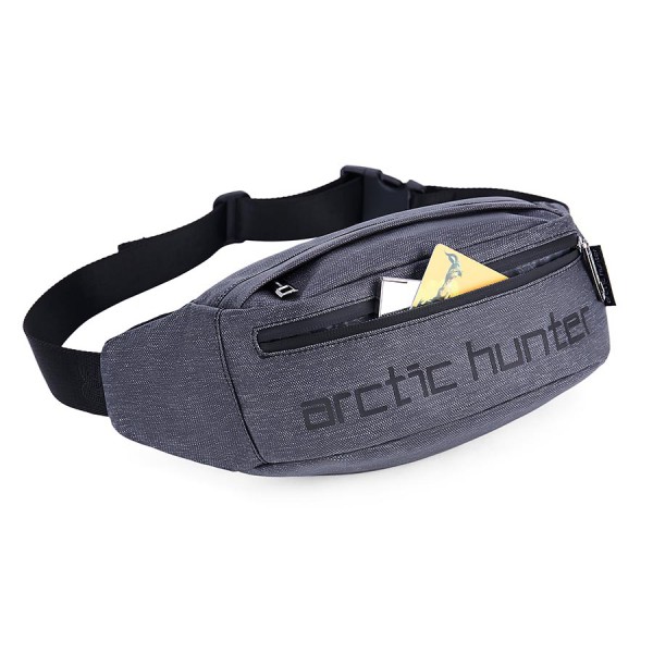 ARCTIC HUNTER τσάντα μέσης YB14000-1-DG, αδιάβροχη, σκούρο γκρι