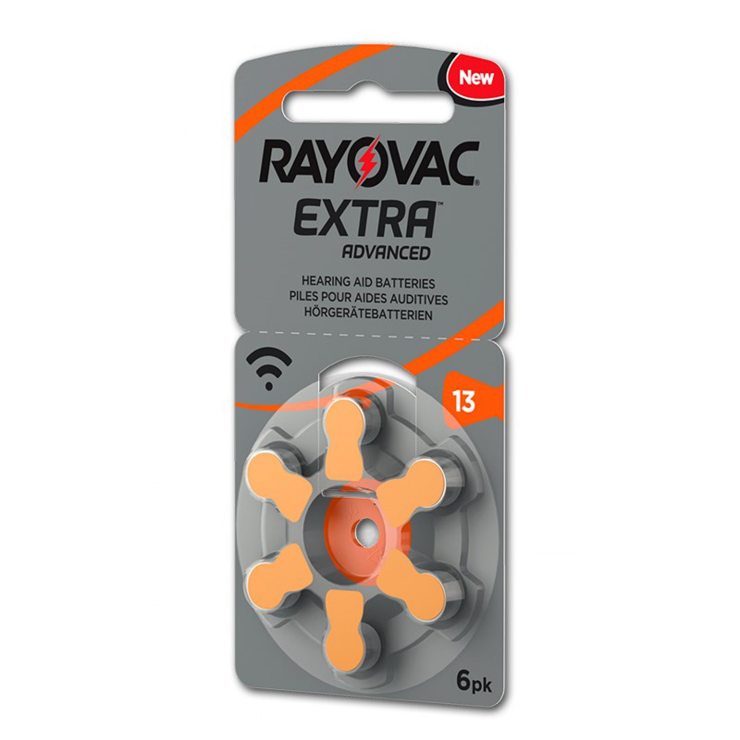 RAYOVAC μπαταρίες ακουστικών βαρηκοΐας 13MF, mercury free, 1.4V, 6τμχ RAYOVAC μπαταρίες ακουστικών βαρηκοΐας 13MF, mercury free, 1.4V, 6τμχ